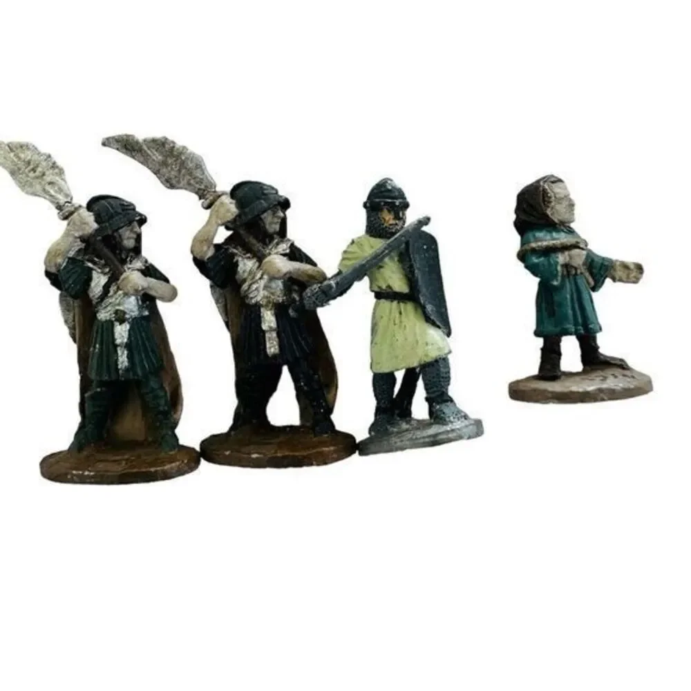 Ral Partha Miniature Fantasy AD&D‎ Hand Painted 1979 Set Of 4